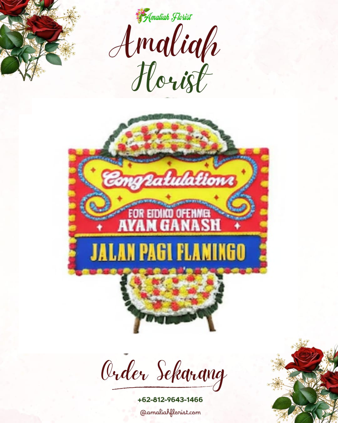 Sewa Papan Bunga Seluma